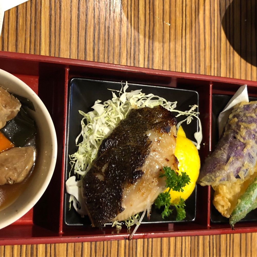 Gyotaku - Gyotaki Combination Bento 3 - Japanese Near Me - Honolulu, Hawaii Gyotaku - Gyotaki Combination Bento 3 - Japanese Near Me - Honolulu, Hawaii