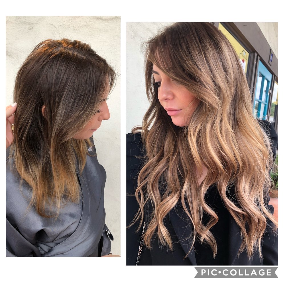 Salty Bronde Hair Logo