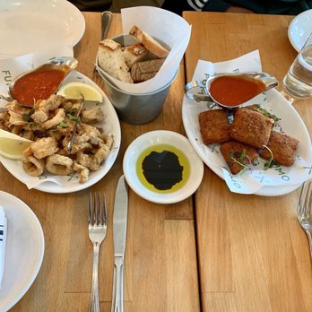 Fumo - fritto & fried mozz appetizers. (L R) - Pizza Near Me - New York, New York Fumo - fritto & fried mozz appetizers. (L R) - Pizza Near Me - New York, New York