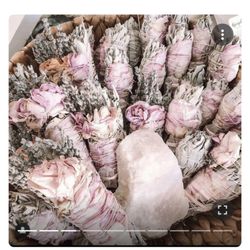Spiritual Candle Shop - Rose quart sage