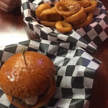 The Burger Shack - Chantilly - Mushroom Swiss Burger and a basket of Onion Rings... - Hot Dogs Near Me - Chantilly, Virginia The Burger Shack - Chantilly - Mushroom Swiss Burger and a basket of Onion Rings... - Hot Dogs Near Me - Chantilly, Virginia