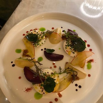 Le Jardinier - Burrata appetizer - French Near Me - Houston, Texas Le Jardinier - Burrata appetizer - French Near Me - Houston, Texas