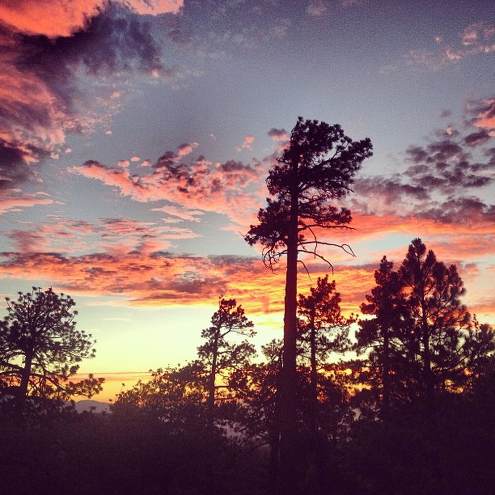 Table Mountain Campground - Gorgeous sunset from Zuni Loop site #114 - Campgrounds Near Me - Llano, California Table Mountain Campground - Gorgeous sunset from Zuni Loop site #114 - Campgrounds Near Me - Llano, California