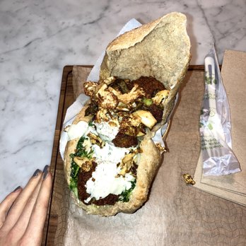 Brassica - Pita Sandwich with Falafel - Mediterranean Near Me - Shaker Heights, Ohio