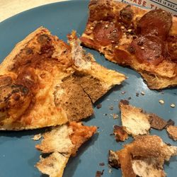 Domino's Pizza - Large, Brooklyn style pepperoni.