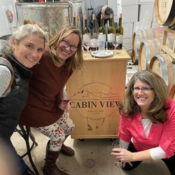 Cabin View Winery - Me and the besties enjoying an amazing wine tasting at Cabin View Winery.