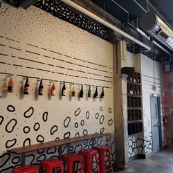 Steampunk Cider - Interesting that the walls represent a side view of the soil makeup of WNY
