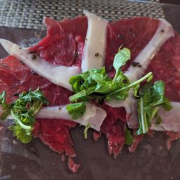 Beef carpacio