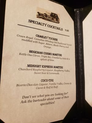 Menu photo 2 Wilmot Stage Stop Wilmot, WI