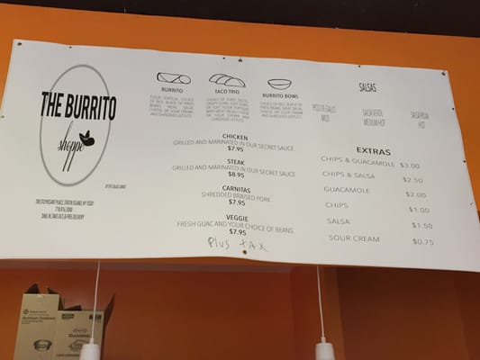 Menu photo 2 The Burrito Shoppe Staten Island, NY Menu photo 2 The Burrito Shoppe Staten Island, NY