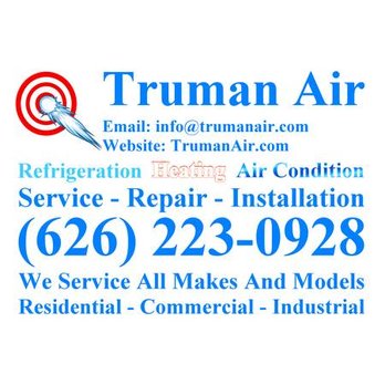 Truman Air - Heating & Air Conditioning/HVAC Near Me - San Gabriel, California Truman Air - Heating & Air Conditioning/HVAC Near Me - San Gabriel, California