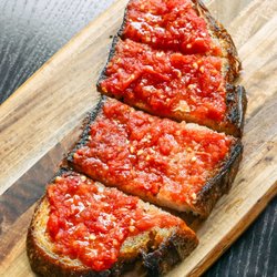 Napolese Pizzeria - Pan con Tomate (Garlic, grated tomato, EVOO)