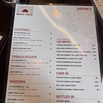 Miso Taco - Asian Fusion Near Me - Vancouver, British Columbia