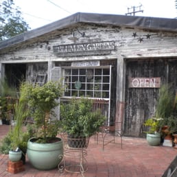 The "little" building at Blumen Gardens in Sycamore, Illinois. Full of gifts, garden treasures and other curiosities.