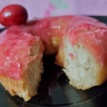 Holey Grail Donuts - The Communion with merlot, cranberry, and orange zest - Donuts Near Me - Honolulu, Hawaii Holey Grail Donuts - The Communion with merlot, cranberry, and orange zest - Donuts Near Me - Honolulu, Hawaii
