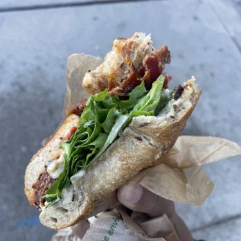 Bagelsaurus - BLT on rye bagel - Bagels Near Me - Cambridge, Massachusetts Bagelsaurus - BLT on rye bagel - Bagels Near Me - Cambridge, Massachusetts