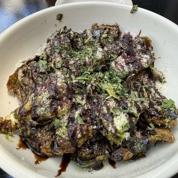 The Noble Fox - Crispy Brussels - Burgers Near Me - Ashland, Oregon