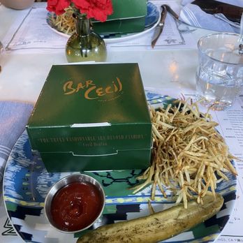 Bar Cecil - Burger- the best of the best! - Cocktail Bars Near Me - Palm Springs, California