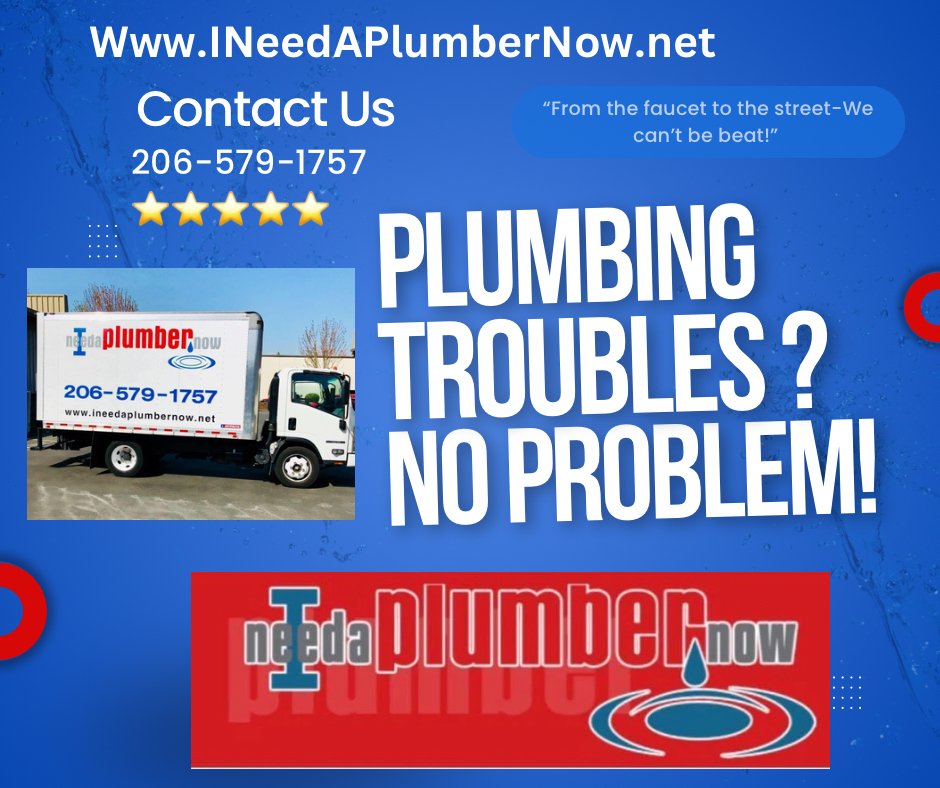 Slide of I Need a Plumber Now and Sewer Services