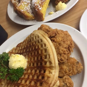 The Serving Spoon - The Cookie (wings & waffles) & The Hernandez (French toast & wings) - Breakfast & Brunch Near Me - Inglewood, California