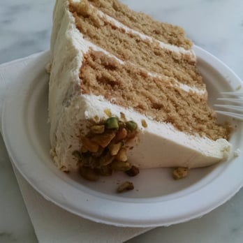 Magnolia Bakery - Plate-defying slice of pistachio cake! - Bakeries Near Me - Chicago, Illinois Magnolia Bakery - Plate-defying slice of pistachio cake! - Bakeries Near Me - Chicago, Illinois
