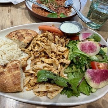 Hummus Mediterranean Kitchen - Chicken Gyro Plate - Mediterranean Near Me - Palo Alto, California Hummus Mediterranean Kitchen - Chicken Gyro Plate - Mediterranean Near Me - Palo Alto, California