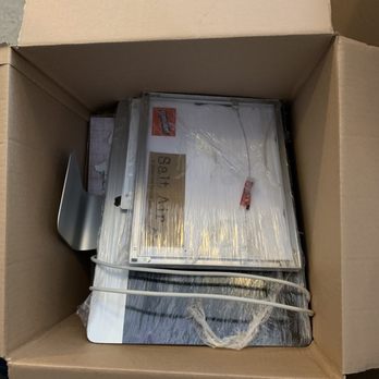 Up N Go Moving & Storage - This is how our Mac desktop computer was packaged. Plastic wrap and then no buffer for the empty space. No screen pressure protection! - Movers Near Me - Queens, New York