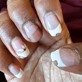 MOI Nails Studio - Nails after a week (I got my nails done before a vacation so was away when they all chipped. ) - Nail Salons Near Me - Los Angeles, California MOI Nails Studio - Nails after a week (I got my nails done before a vacation so was away when they all chipped. ) - Nail Salons Near Me - Los Angeles, California