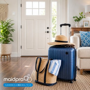 MaidPro - Vacation coming up?
Need a pre-vacation or post-vacation clean? We've got you covered! - Home Cleaning Near Me - Clermont, Florida MaidPro - Vacation coming up?
Need a pre-vacation or post-vacation clean? We've got you covered! - Home Cleaning Near Me - Clermont, Florida