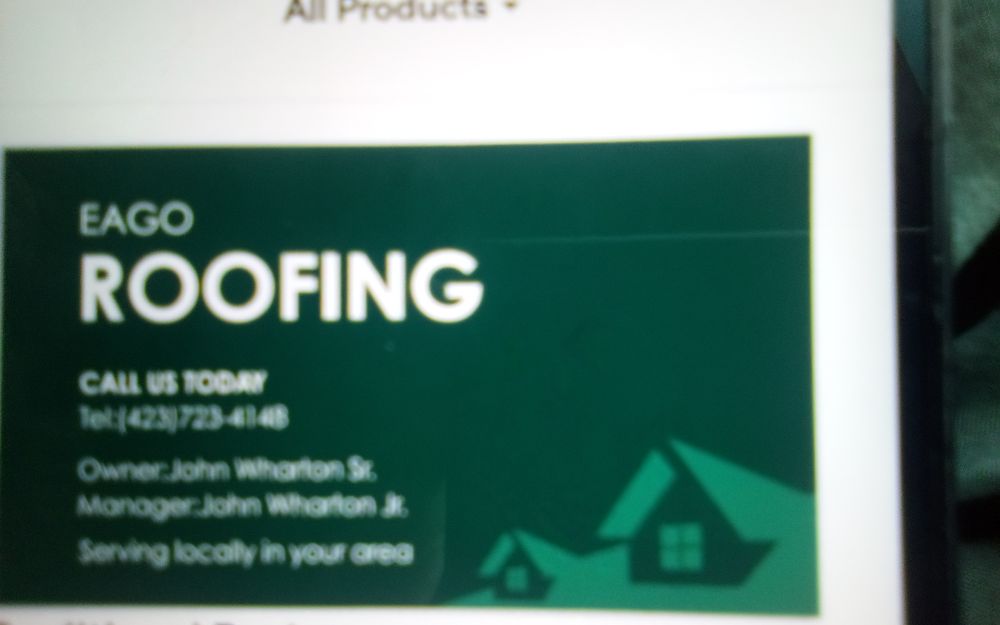 Slide of Eago Roofing