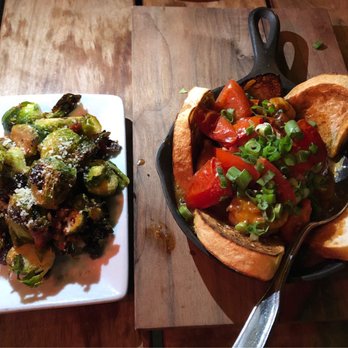 TOWN - Brussels Sprouts & Pancetta and New Orleans Bbq Shrimp - Steakhouses Near Me - San Carlos, California
