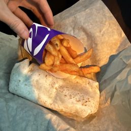 Cheesy bean and nacho fries Cheesy bean and nacho fries