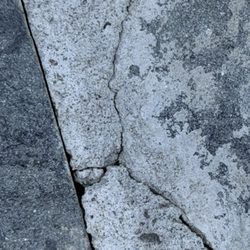 Blue Heron Landscape - Broken grout