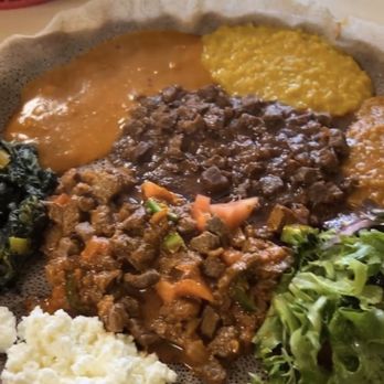 Jebena Cafe - Meat Combo Platter. - Ethiopian Near Me - Seattle, Washington Jebena Cafe - Meat Combo Platter. - Ethiopian Near Me - Seattle, Washington