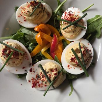 Pope House Bourbon Lounge - Deviled eggs no bacon - Lounges Near Me - Portland, Oregon Pope House Bourbon Lounge - Deviled eggs no bacon - Lounges Near Me - Portland, Oregon