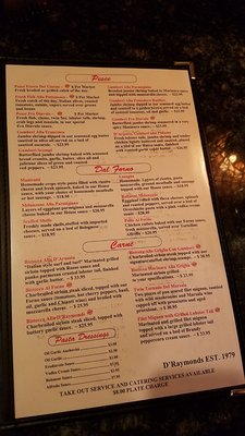 Menu photo 4 D'Raymonds Albany, NY
