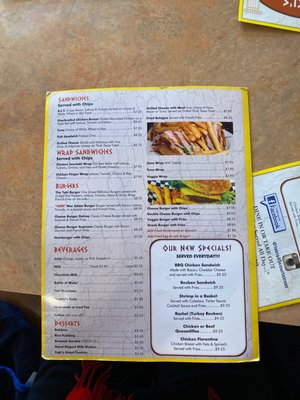 Menu photo 1 Taki's Restaurant Buffalo, NY