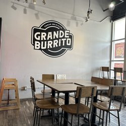 Grande Burrito - Interior seating area