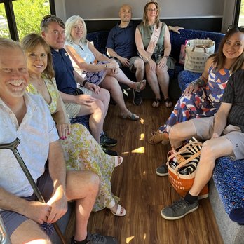 Toast Tours - Let the party begin! (Inside the van.) - Wine Tours Near Me - Paso Robles, California