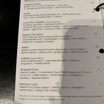 Modita - drink menu - Sushi Bars Near Me - Indianapolis, Indiana