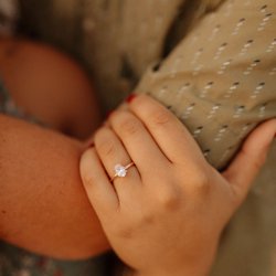 Portsche's Jewelry Boutique - Custom rose gold engagement ring!