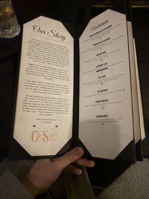 Menu photo 2 Co-Sign Speakeasy Homestead, PA Menu photo 2 Co-Sign Speakeasy Homestead, PA