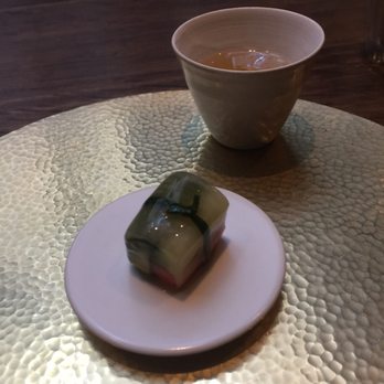 Benu - Sushi revisited. Gross chilled tomato jelly on the side - Asian Fusion Near Me - San Francisco, California Benu - Sushi revisited. Gross chilled tomato jelly on the side - Asian Fusion Near Me - San Francisco, California