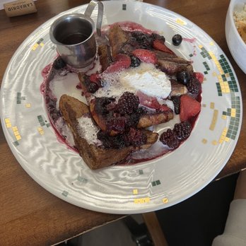 Encina - Berry French toast - New American Near Me - Dallas, Texas