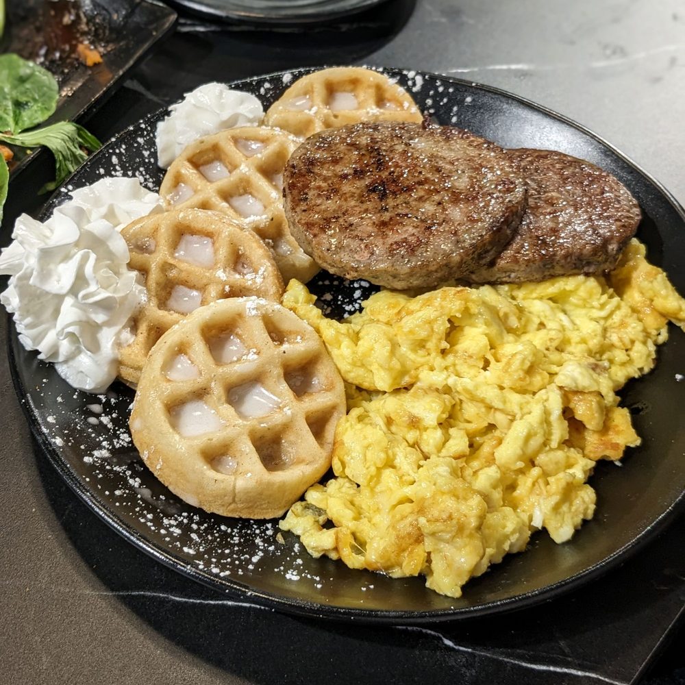 Waffle platter Waffle platter