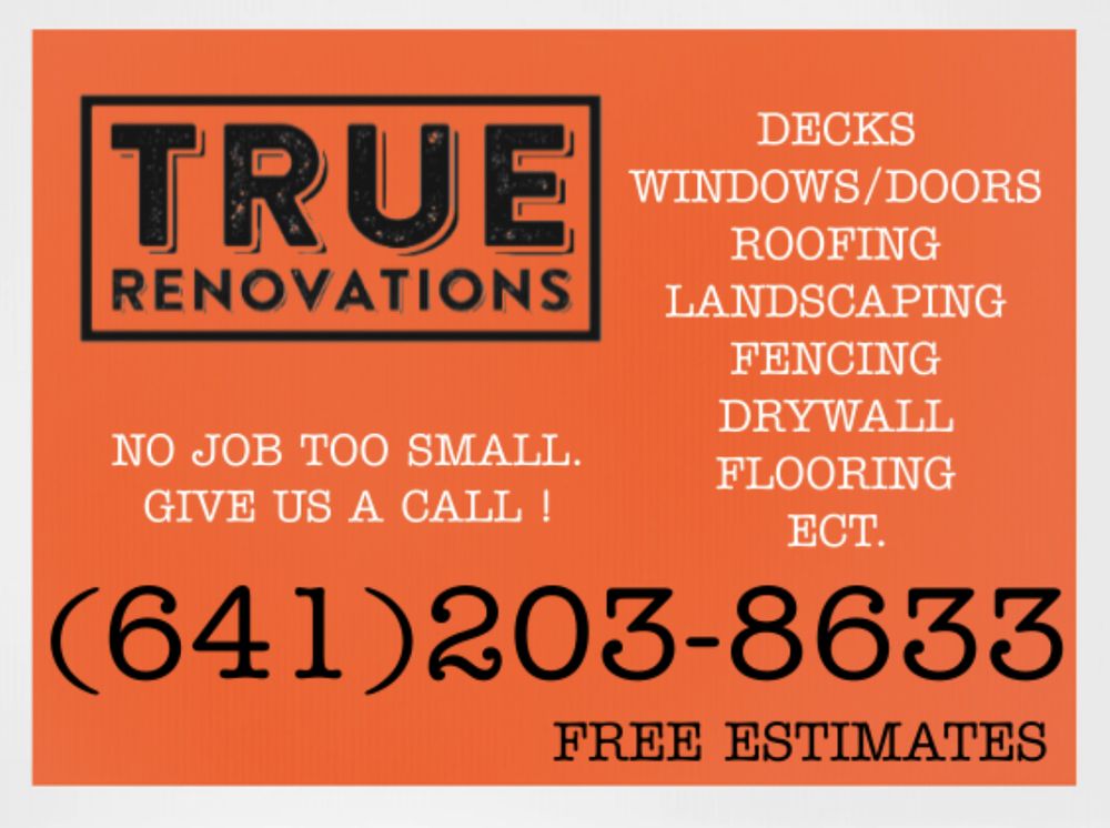 TRUE RENOVATIONS Updated May 2024 Request Consultation 710 Braden