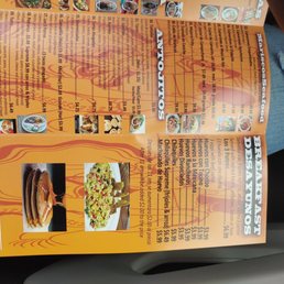 the menu the menu