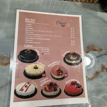 Carraras Cafe - Bite size pastries menu - Cafes Near Me - Camarillo, California Carraras Cafe - Bite size pastries menu - Cafes Near Me - Camarillo, California