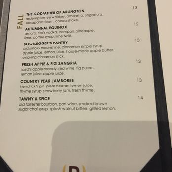 Barley Mac - Try the Fresh Apple & Fig Red Sangria and Tawny & Spice - DELICIOUS cocktails! - Bars Near Me - Arlington, Virginia