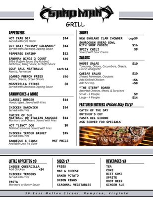 Menu photo 1 Sandman Grill Hampton, VA